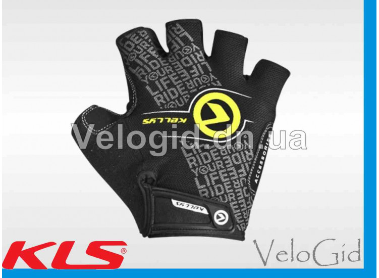 Перчатки велосипедные KLS Comfort Black S