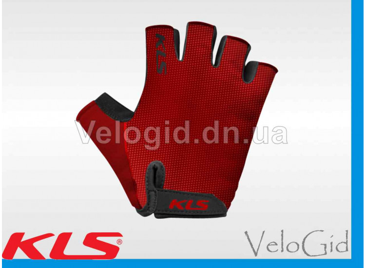 Перчатки велосипедные KLS Factor Red M